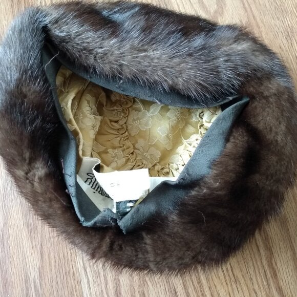 Vintage Fur Hat Mr. Flemming Boutique Simpson's - Picture 6 of 15